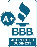 Accredited by the Better Business Bureau with an A+ rating