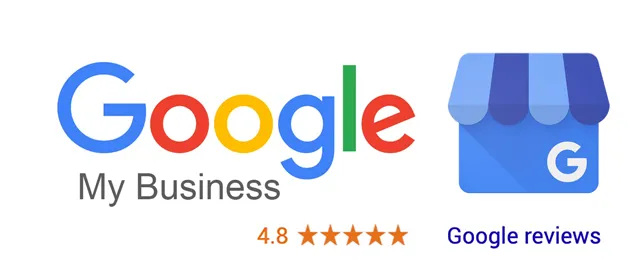 Google My Business — rated 4.8 from Google reviews